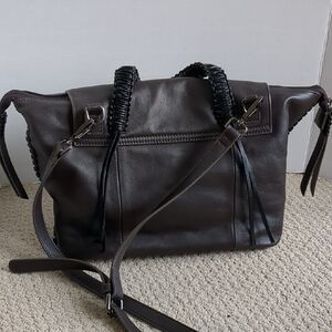 Cowboy Style Dark Brown Crossbody Bag